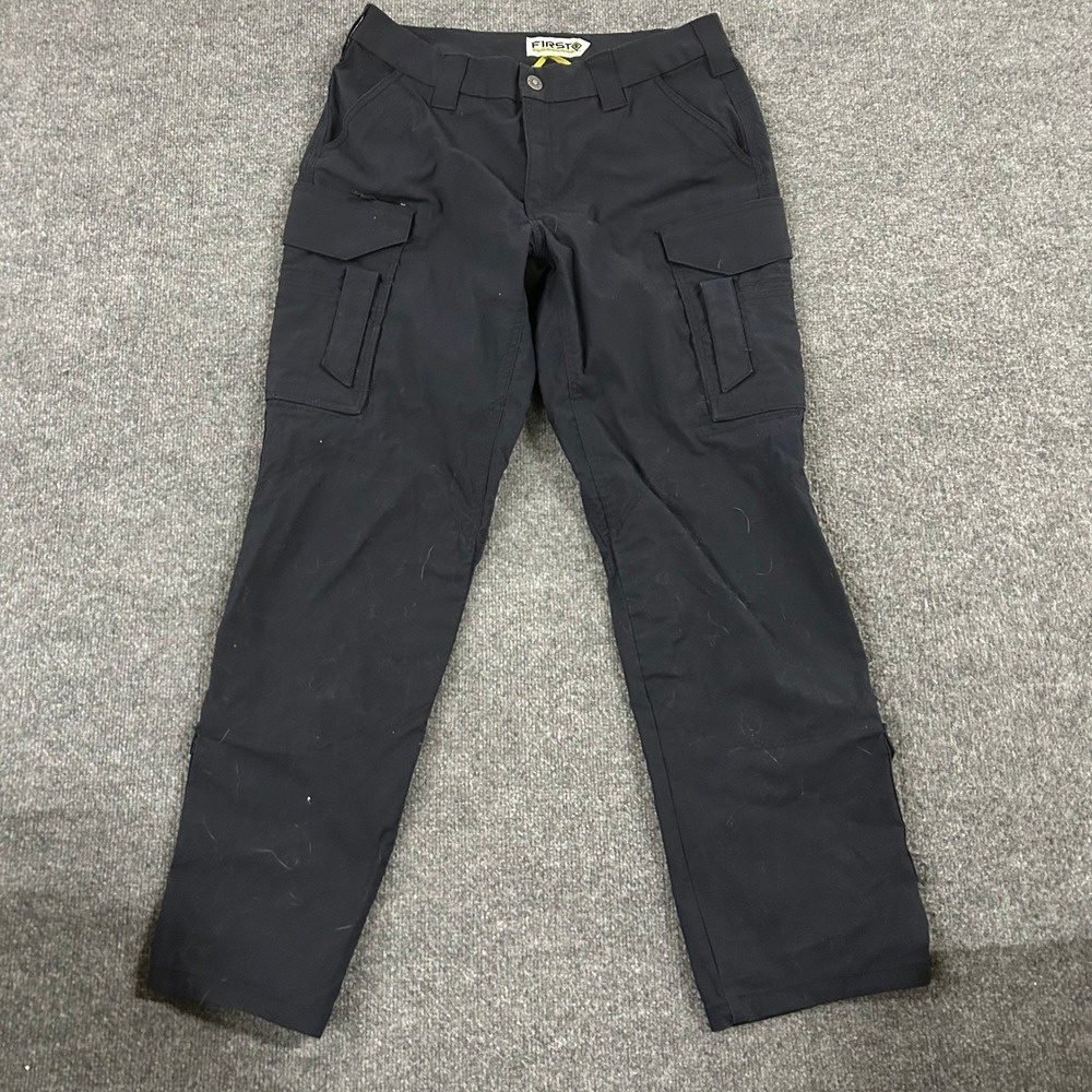 First Tactical Cargo Pants Womens Size 14 Black Utility Outdoor Multi Pocket